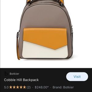 Botkier Designer Leather Backpack